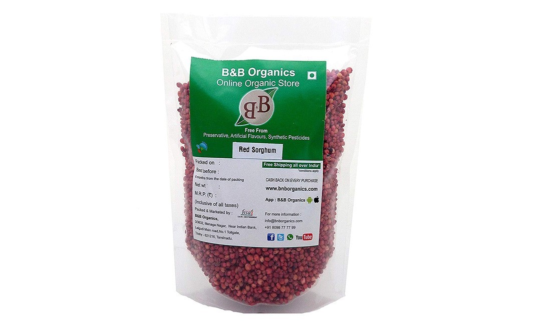 B&B Organics Red Sorghum    Pack  10 kilogram